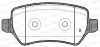 Превью - BPA0957.22 OPEN PARTS Комплект тормозных колодок, дисковый тормоз (фото 2)