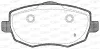 Превью - BPA1099.01 OPEN PARTS Комплект тормозных колодок, дисковый тормоз (фото 2)