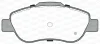 Превью - BPA1100.02 OPEN PARTS Комплект тормозных колодок, дисковый тормоз (фото 2)