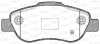 Превью - BPA1100.11 OPEN PARTS Комплект тормозных колодок, дисковый тормоз (фото 2)