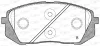 Превью - BPA1302.02 OPEN PARTS Комплект тормозных колодок, дисковый тормоз (фото 2)