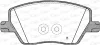 Превью - BPA1695.02 OPEN PARTS Комплект тормозных колодок, дисковый тормоз (фото 2)