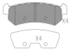 24083z KLAXCAR FRANCE Комплект тормозных колодок, дисковый тормоз