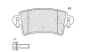 24146z KLAXCAR FRANCE Комплект тормозных колодок, дисковый тормоз