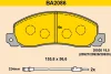 BA2086 BARUM Комплект тормозных колодок, дисковый тормоз