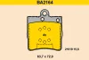 BA2164 BARUM Комплект тормозных колодок, дисковый тормоз