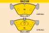 BA2168 BARUM Комплект тормозных колодок, дисковый тормоз