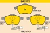 BA2172 BARUM Комплект тормозных колодок, дисковый тормоз