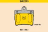 BA2213 BARUM Комплект тормозных колодок, дисковый тормоз