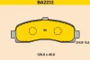 BA2232 BARUM Комплект тормозных колодок, дисковый тормоз