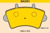 BA2251 BARUM Комплект тормозных колодок, дисковый тормоз