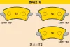 BA2270 BARUM Комплект тормозных колодок, дисковый тормоз