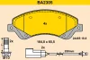 BA2305 BARUM Комплект тормозных колодок, дисковый тормоз