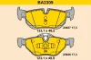 BA2309 BARUM Комплект тормозных колодок, дисковый тормоз