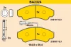 BA2324 BARUM Комплект тормозных колодок, дисковый тормоз