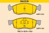 BA2335 BARUM Комплект тормозных колодок, дисковый тормоз