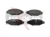 19-0555 MAXGEAR Комплект тормозных колодок, дисковый тормоз