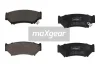 19-1376 MAXGEAR Комплект тормозных колодок, дисковый тормоз