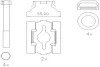 Превью - PD/122-A-K017 _ CV Adv FRAS-LE Комплект тормозных колодок, дисковый тормоз (фото 2)