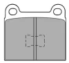 FBP-0249 FREMAX Комплект тормозных колодок, дисковый тормоз