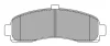 FBP-0921 FREMAX Комплект тормозных колодок, дисковый тормоз