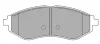 FBP-1413 FREMAX Комплект тормозных колодок, дисковый тормоз