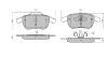 FBP-1581 FREMAX Комплект тормозных колодок, дисковый тормоз