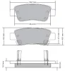 FBP-1717 FREMAX Комплект тормозных колодок, дисковый тормоз