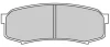 FBP-1739 FREMAX Комплект тормозных колодок, дисковый тормоз