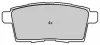 FBP-1842 FREMAX Комплект тормозных колодок, дисковый тормоз