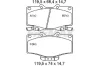 Превью - FBP-2085 FREMAX Комплект тормозных колодок, дисковый тормоз (фото 2)