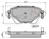 ADB01114 COMLINE Комплект тормозных колодок, дисковый тормоз