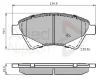 ADB01160 COMLINE Комплект тормозных колодок, дисковый тормоз