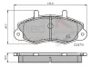 ADB0132 COMLINE Комплект тормозных колодок, дисковый тормоз