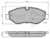 ADB01555 COMLINE Комплект тормозных колодок, дисковый тормоз