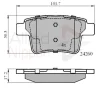 ADB01557 COMLINE Комплект тормозных колодок, дисковый тормоз