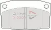 ADB0161 COMLINE Комплект тормозных колодок, дисковый тормоз