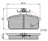 ADB0204 COMLINE Комплект тормозных колодок, дисковый тормоз