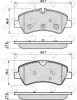 ADB02143 COMLINE Комплект тормозных колодок, дисковый тормоз