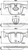 ADB02147 COMLINE Комплект тормозных колодок, дисковый тормоз