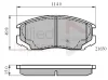 ADB0415 COMLINE Комплект тормозных колодок, дисковый тормоз