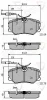 ADB11098 COMLINE Комплект тормозных колодок, дисковый тормоз