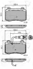 ADB11737 COMLINE Комплект тормозных колодок, дисковый тормоз