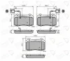 ADB11758 COMLINE Комплект тормозных колодок, дисковый тормоз