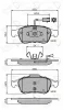 ADB12028 COMLINE Комплект тормозных колодок, дисковый тормоз