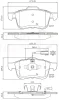 ADB12032 COMLINE Комплект тормозных колодок, дисковый тормоз