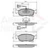 ADB12044 COMLINE Комплект тормозных колодок, дисковый тормоз