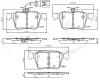 ADB12157 COMLINE Комплект тормозных колодок, дисковый тормоз