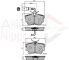 ADB1874 COMLINE Комплект тормозных колодок, дисковый тормоз