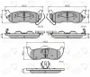 ADB31734 COMLINE Комплект тормозных колодок, дисковый тормоз